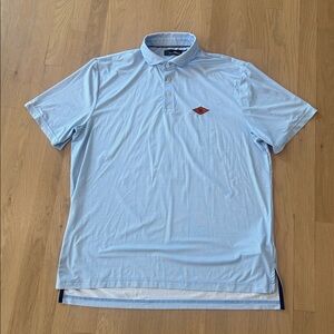 Ralph Lauren RLX Golf Polo Shirt L Indian Creek Country Club. Billionaire bunker
